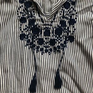 Old Navy Tops - Old navy boho striped blouse size large Old Navy Tops - Old navy boho striped blouse size large